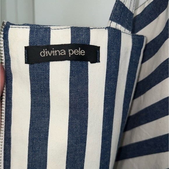 NWOT | Divina Pele | Striped Midi Dress | Size 6 - Picture 5 of 5